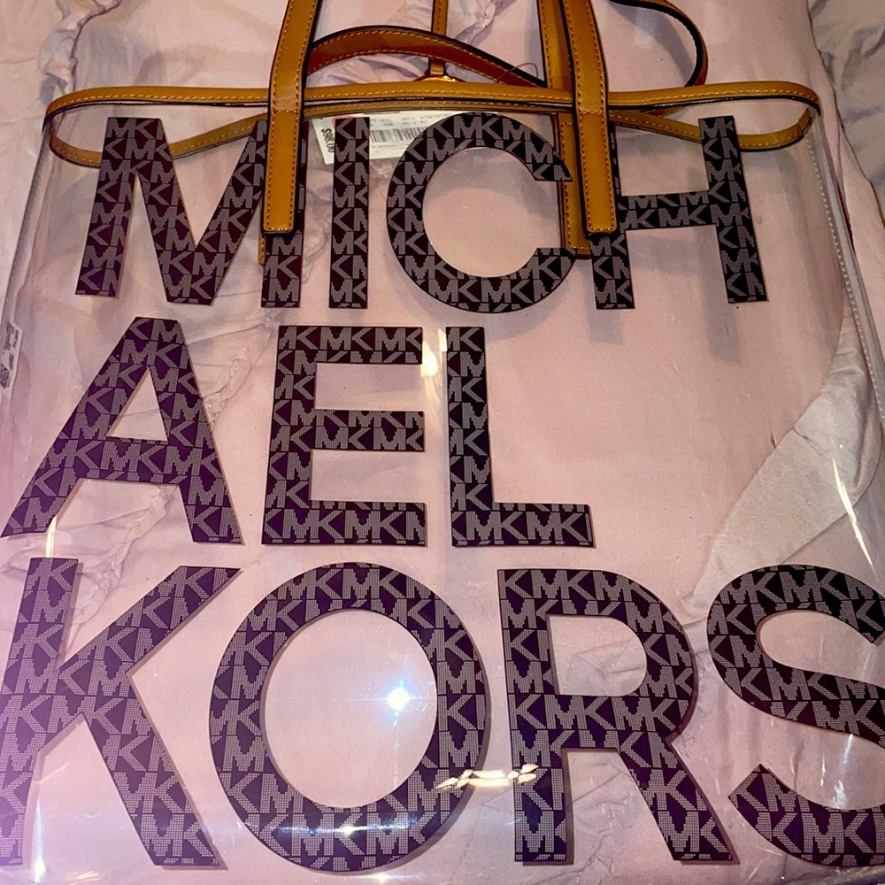 Michael Kors clear tote